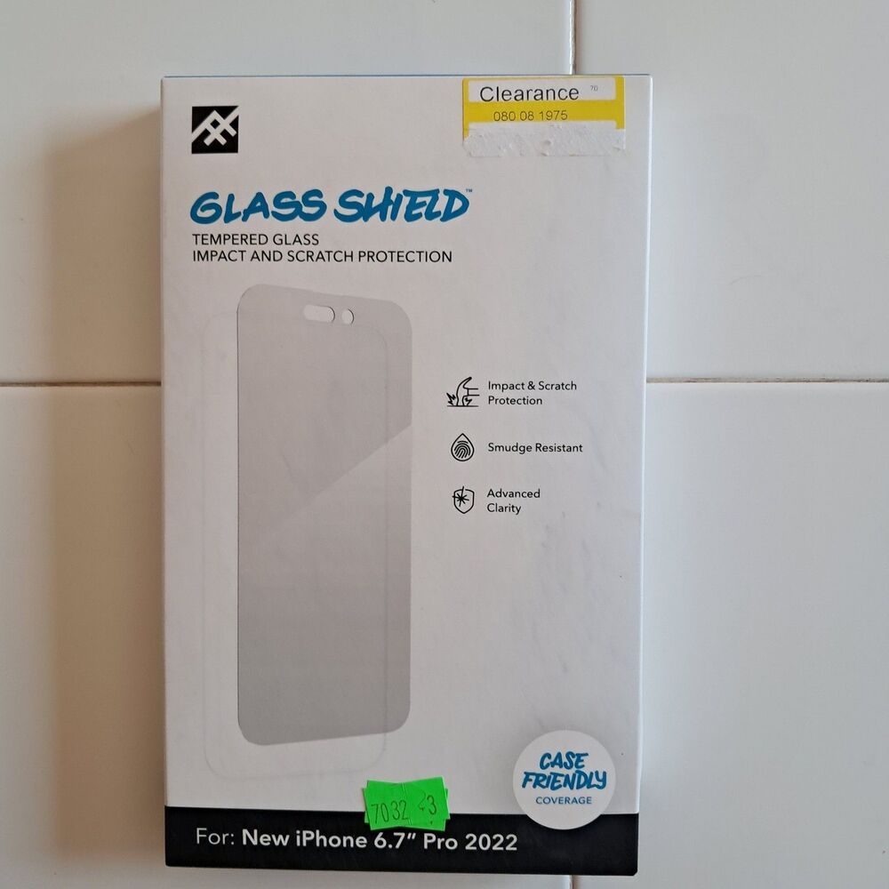 ZAGG iFrogz Glass Shield Screen Protector for Apple iPhone 14 Pro Max - New